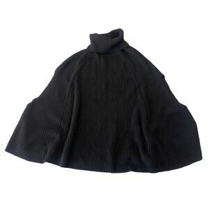 Kirundo Pullover Turtleneck Shawl Wrap Shrug Sweater Cape Cloak - Size Large
